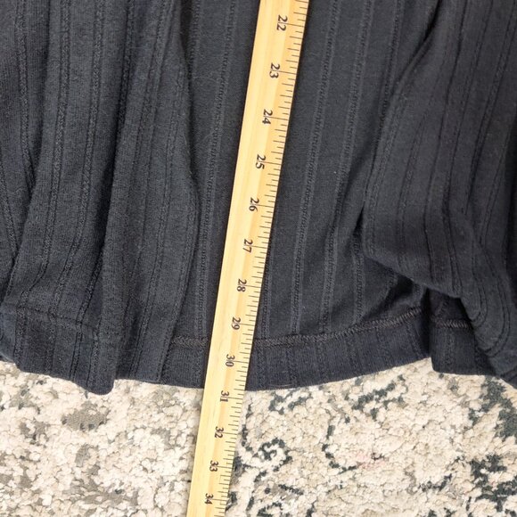 NEW Lily Morgan Women's Open Front Cardigan Size XL Navy Striped Casual Knitwear - Picture 8 of 8